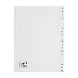 5 STAR INDEX A-Z 20PT P/PROP WHITE A4 5 STAR INDEX A-Z 20PT P/PROP WHITE A4