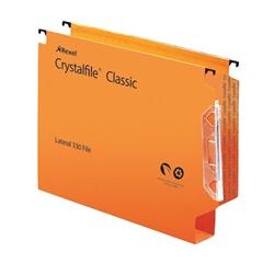 REXEL C/FILE XTRA LTRL FL 330MM ORG PK25