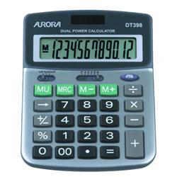 AURORA DESK CALCULATOR 12 DIGIT DT398 AURORA DESK CALCULATOR 12 DIGIT DT398