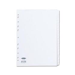 CONCORD DIVIDERS A4 20PT PLNWHITE 79601 CONCORD DIVIDERS A4 20PT PLNWHITE 79601