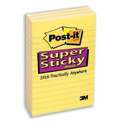 POST-IT SUPERSTICKY102X152YELL 660S PK6 POST-IT SUPERSTICKY102X152YELL 660S PK6