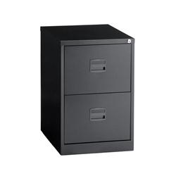 &TREXUS 2 DRAWER FILING CABINET BLACK &TREXUS 2 DRAWER FILING CABINET BLACK