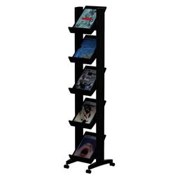 LIT DISPLAY CORNER MOBILE 5 SHELVES LIT DISPLAY CORNER MOBILE 5 SHELVES