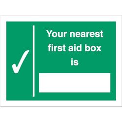 YOUR NEAREST FIRST AID BOX IS SP075SAV YOUR NEAREST FIRST AID BOX IS SP075SAV
