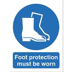 FOOT PROTECTION MUST BE WORN M003SAV