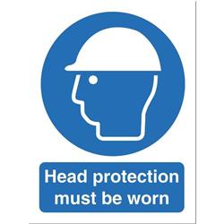 HEAD PROTECTION MUST BE WORN M005SAV