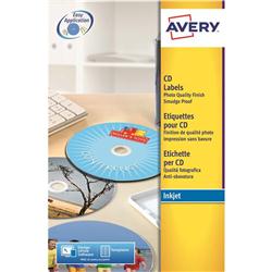 AVERY LABELS CD GLOSSY INKJET C9660-25