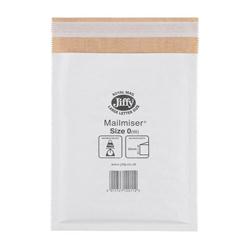 JIFFY MAILMISER WHITE 0 JMMWH0 PK100 JIFFY MAILMISER WHITE 0 JMMWH0 PK100