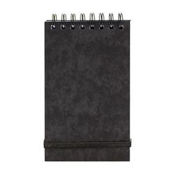 HEADBOUND NOTE PAD 76X127MM BLACK PK10
