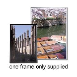5 STAR DISPLAY SNAP FRAME SILVER A4