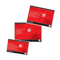 5 STAR LAM POUCH 250MIC 54X86MM PK100 5 STAR LAM POUCH 250MIC 54X86MM PK100
