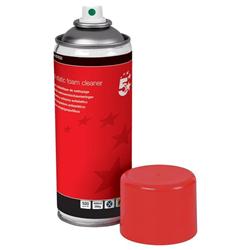 5 STAR OFFICE ANTI-STATIC FOAM CLNR400ML 5 STAR OFFICE ANTI-STATIC FOAM CLNR400ML