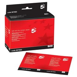 5 STAR OFFICE SCREEN CLEANING DUO PK20 5 STAR OFFICE SCREEN CLEANING DUO PK20