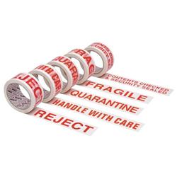 5 STAR QUARANTINE TAPE RED ON WHT PK6 5 STAR QUARANTINE TAPE RED ON WHT PK6