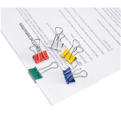 5 STAR FOLDBACK CLIPS 19MM AST PK12