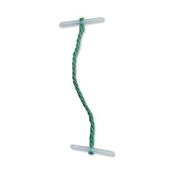 5 STAR GREEN PLAST TREAS TAG 76MM PK100