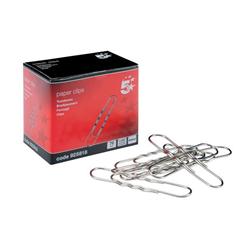 5 STAR PAPERCLIPS GNT WAVY 76MM BX100