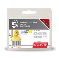 5 STAR CANON INKJET YELLOW CLI-521Y 5 STAR CANON INKJET YELLOW CLI-521Y
