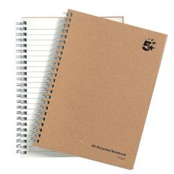 5 STAR ECO WBND NBOOK HARD COVER A5 PK5