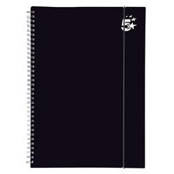 5 STAR A4 WBND NOTEBOOK PP ELSTCBAND PK6