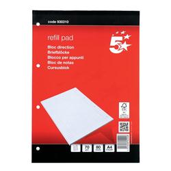 5 STAR REFILL PAD H/BOUND RLD A4 PK10
