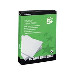 5 STAR RECYC PAPER 80G WHT A4 PK500 BX5 5 STAR RECYC PAPER 80G WHT A4 PK500 BX5