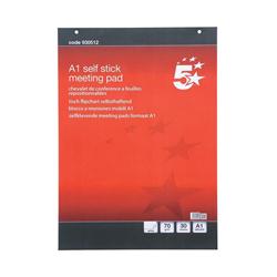 5 STAR FLIPCHART PAD SELF ADH 30SHTS PK2 5 STAR FLIPCHART PAD SELF ADH 30SHTS PK2