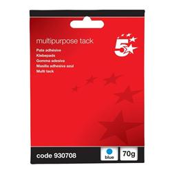 5 STAR ADHESIVE TACK BLUE 70G PK12 5 STAR ADHESIVE TACK BLUE 70G PK12