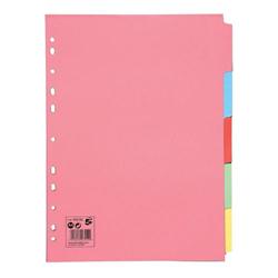 5 STAR DIVIDERS 5 PART A4 ASST PK10 5 STAR DIVIDERS 5 PART A4 ASST PK10
