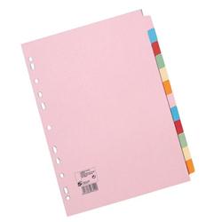 5 STAR A4 12-PART SUBJECT DIVIDERS