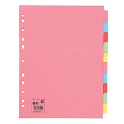 5 STAR DIVIDERS 10 PART A4+ ASST PK10 5 STAR DIVIDERS 10 PART A4+ ASST PK10