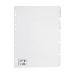 5 STAR DIVIDERS 5 PART A4 WHITE PK10 5 STAR DIVIDERS 5 PART A4 WHITE PK10