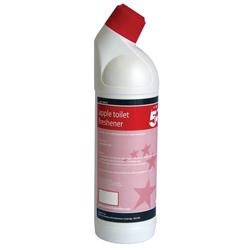 5 STAR TOILET FRESHENER APPLE 1LTR 5 STAR TOILET FRESHENER APPLE 1LTR