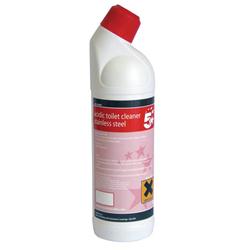 5 STAR ACIDIC TOILET CLEANER 1LTR 5 STAR ACIDIC TOILET CLEANER 1LTR