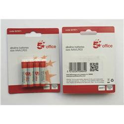 5 STAR BATTERIES AAA PK4 5 STAR BATTERIES AAA PK4