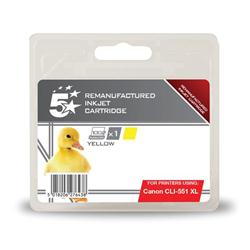 5 STAR CANON INKJET YELLOW CLI-551XL 5 STAR CANON INKJET YELLOW CLI-551XL