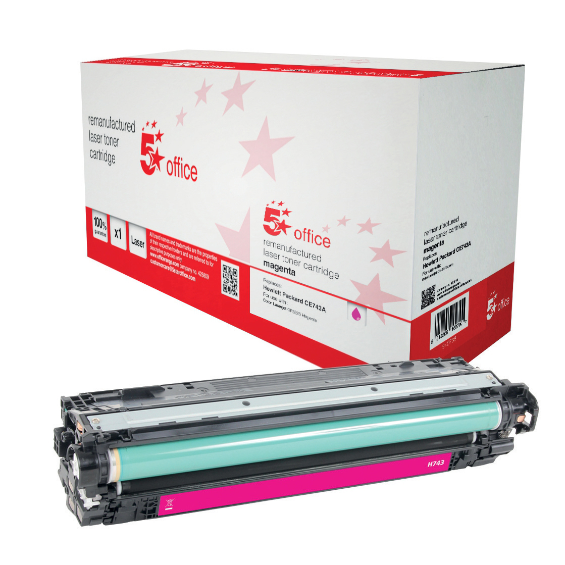 5 STAR HP TONER 307A MAGENTA CE743A 5 STAR HP TONER 307A MAGENTA CE743A