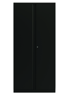 BISLEY 2 DOOR CUPBOARD BLACK
