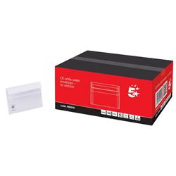 5 STAR ENV C6 WLT 80G WHITE PK1000 5 STAR ENV C6 WLT 80G WHITE PK1000