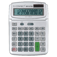 Q-CONNECT LRG TBLE TOP 12DIG CALC GR