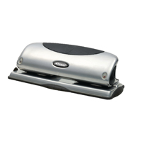 REXEL P425 4 HOLE PUNCH SILVER