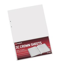 CROWN SHEETS DOUBLE LEDGER F1 3C PK100