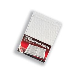 VARIFORM SHEETS 4 CASH COLS V4 PK75