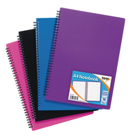 SUNDRY A4 WIRO PP NOTEBK 140 PG PK5 SUNDRY A4 WIRO PP NOTEBK 140 PG PK5
