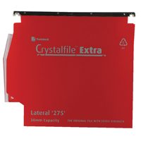 CRYSTALFILE RED EX 275 LATERAL FILES P25